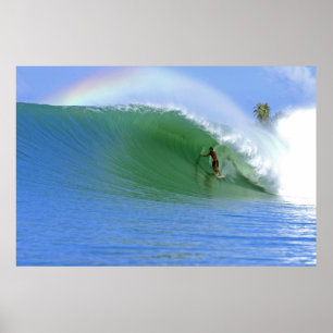 Laguni Bay: Surfers paradise Rainbow Wave Poster
