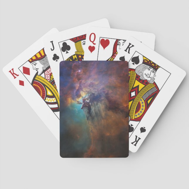 Lagunnebuli (astronomibild) (Universe) Casinokort (Baksidan)