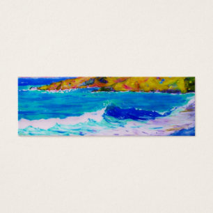 Lagunstrand stänk art litet visitkort