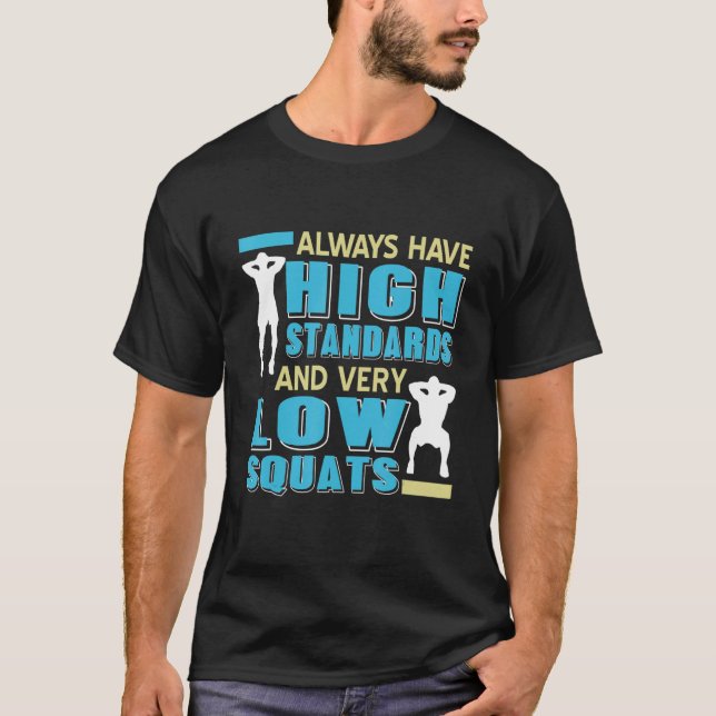 Lågvadrators högkvalitativ Manar och kvinnor T Shirt (Framsida)