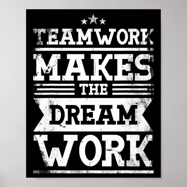 Lagverk gör Dream-arbetets design för en skärm Poster (Framsidan)