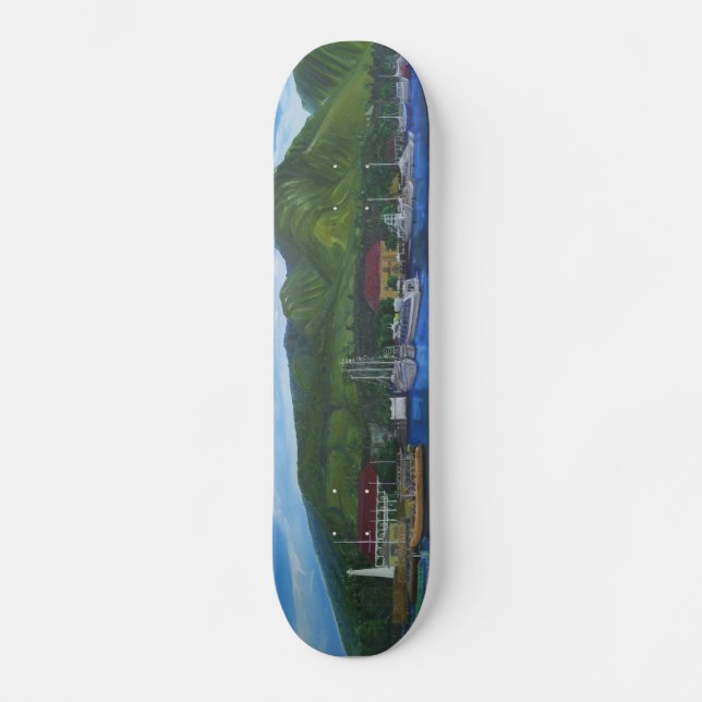 Lahaina hamndäck skateboard bräda 20,5 cm (Framsida)