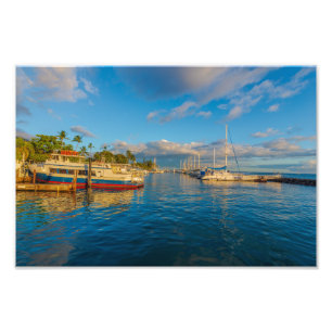 Lahaina Harbour Photo Print Fototryck