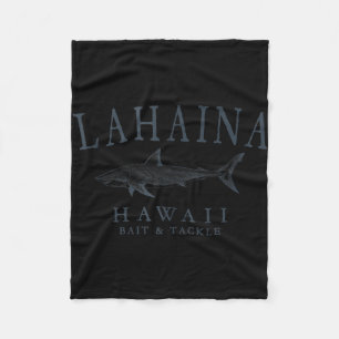 Lahaina hawaii haj vintage skiffer konst fiske fleecefilt