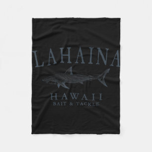 Lahaina hawaii haj vintage skiffer konst fiske fleecefilt