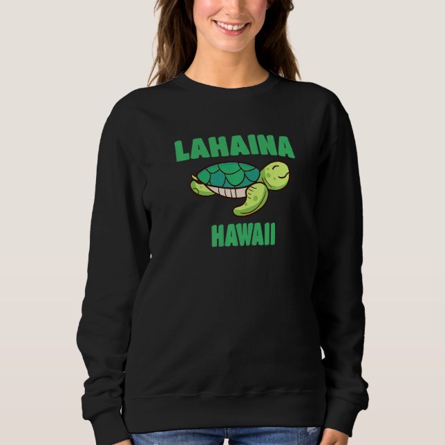 Lahaina Hawaii Sea Turtle Thmet T Shirt (Framsida)