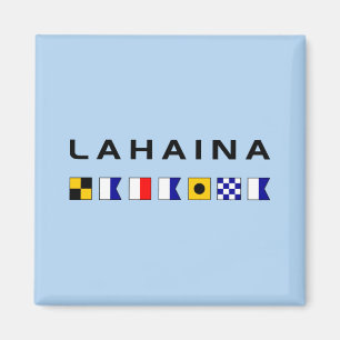 Lahaina Maui Nautical Maritime Signal Flaggor Magnet