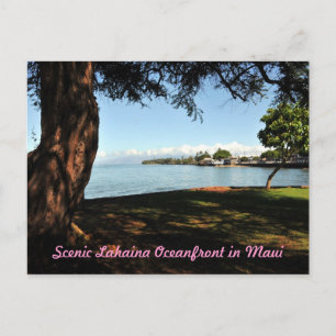 Lahaina Maui scenisk vykort