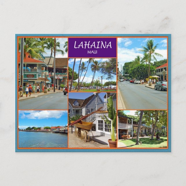 Lahaina Maui Vykort (Framsida)