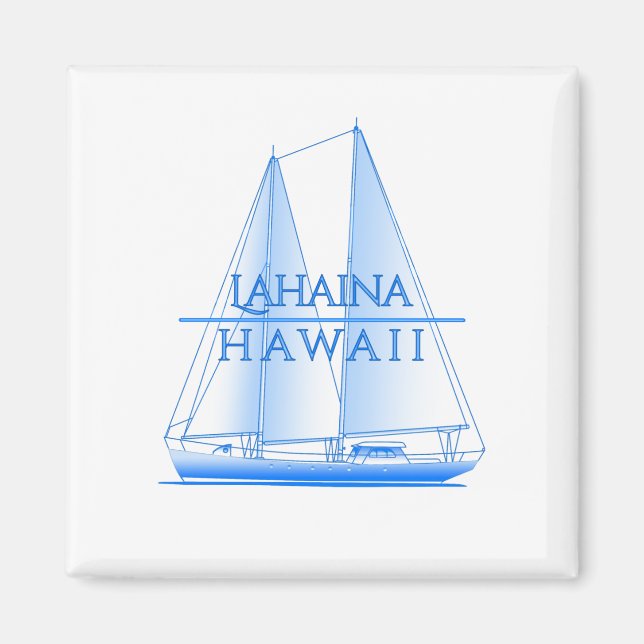 Lahaina Nautisk kustsjöfarare Magnet (Framsidan)