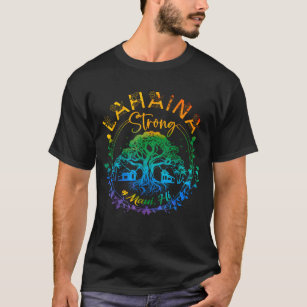 Lahaina Strong Maui Hawaii Old Banyan Träd Saved T Shirt