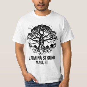 Lahaina Strong Maui Hawaii Old Banyan Träd T Shirt