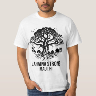 Lahaina Strong Maui Hawaii Old Banyan Träd T Shirt