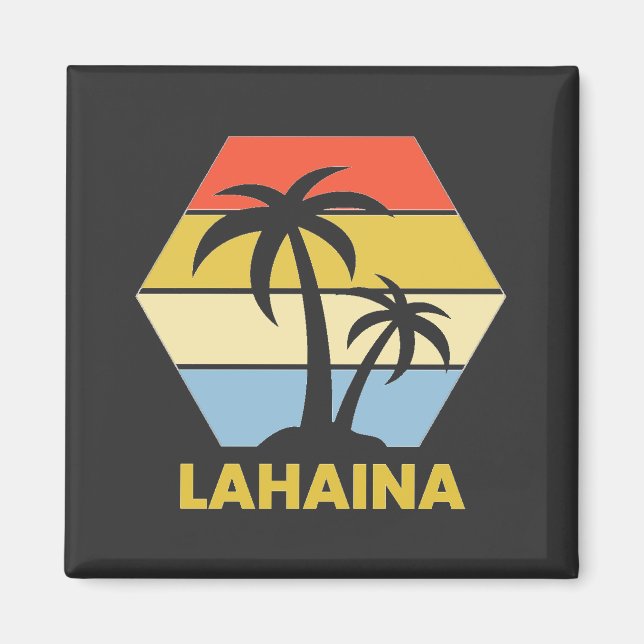 LAHAINA T-Shirt Magnet (Framsidan)