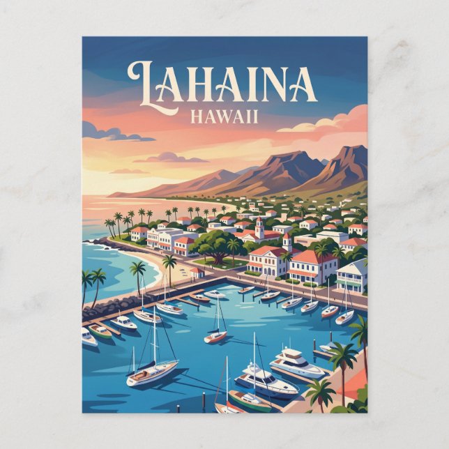 Lahaina USA Vykort (Framsida)