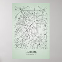 Lahore Karta Poster | Lahore City Karta