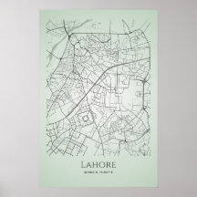 Lahore Karta Poster | Lahore City Karta
