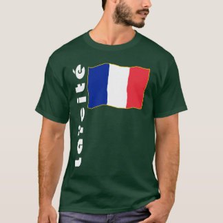 Laïcité - avskiljande av religionen och statliga tee shirt