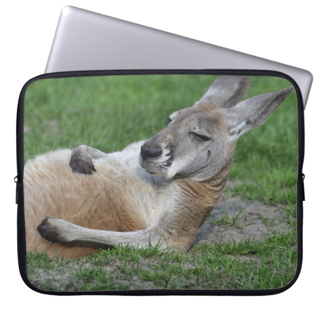 Laid-back Kangaroo Laptop Fodral (Framsidan)