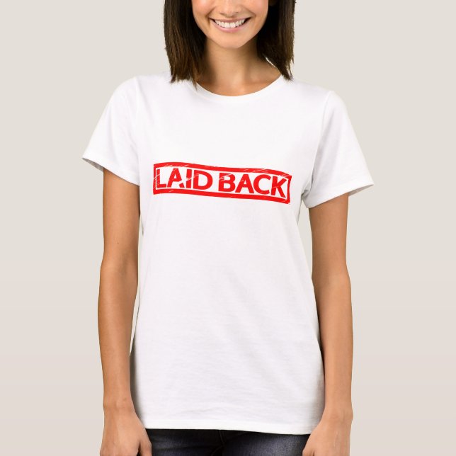 Laid tillbaka Frimärke T Shirt (Framsida)