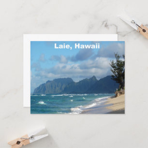 Laie Beach Hawaii Kort