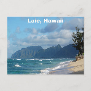 Laie Beach, Hawaii Vykort