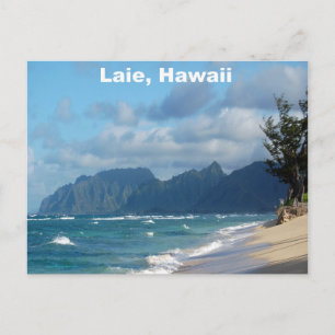 Laie Beach Hawaii Vykort