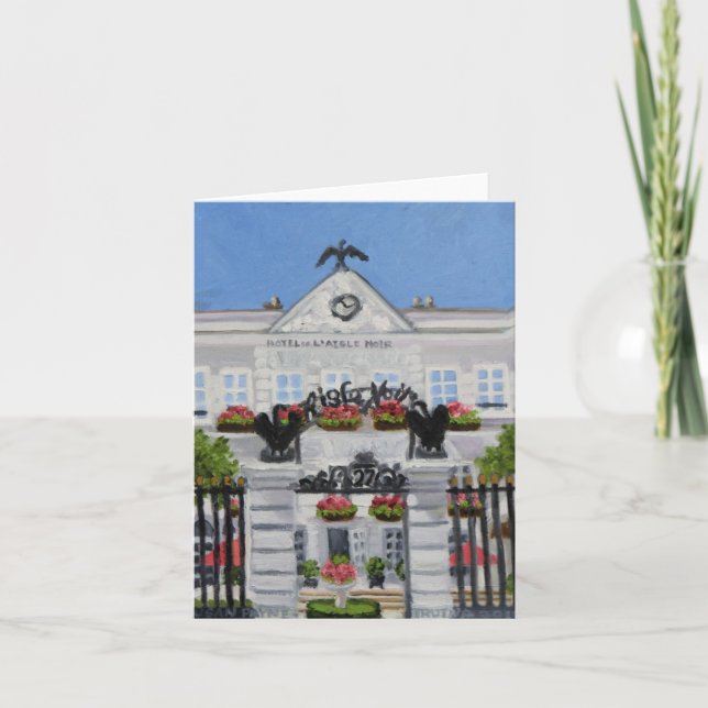 L'Aigle Noir hotell: Fontainebleau FRANKRIKEN Kort (Framsida)