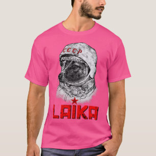 Laika CCCP Sovjetunionens Toppen Space Rocket Do T Shirt