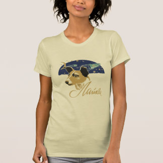 Laika förföljer först i utrymme tee shirt