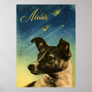 Laika, hund i första rymden - Sovjetrymden poster