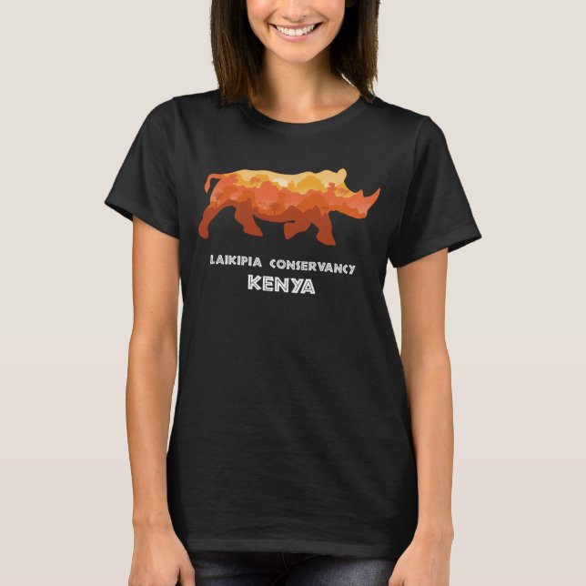 Laikipia Conservancy, Kenya Safari National Park G T Shirt (Framsida)