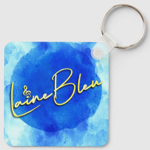Laine Bleu Logotyp Keychain Nyckelring