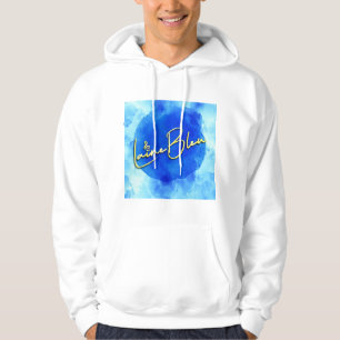 Laine Bleu Logotyp Manar Hoodie