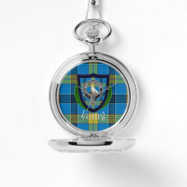 Laing Scottish Clan Tartan & Crest Armbandsur