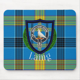 Laing Scottish Clan Tartan & Crest Musmatta