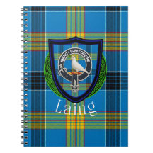 Laing skotska klan tartan och vapensköld