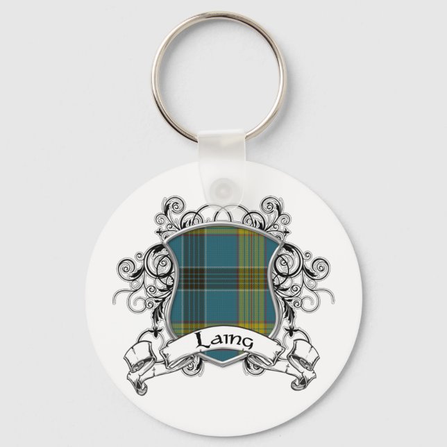 Laing Tartan Shield Nyckelring (Framsida)