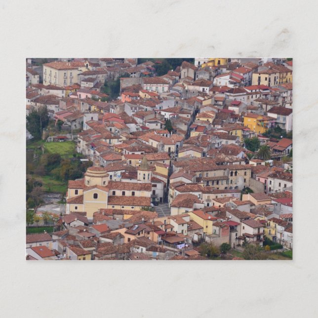 Laino Borgo från ovan Vykort (Framsida)