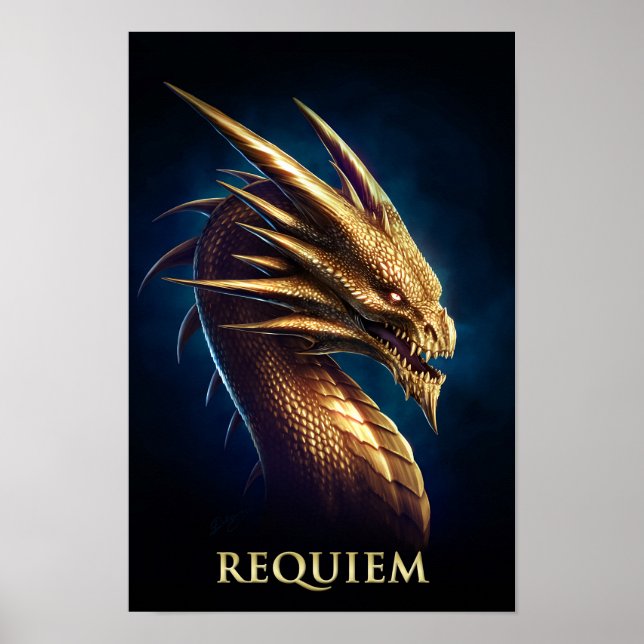 ’Laira’ Guld Dragon of Requiem Poster (Framsidan)