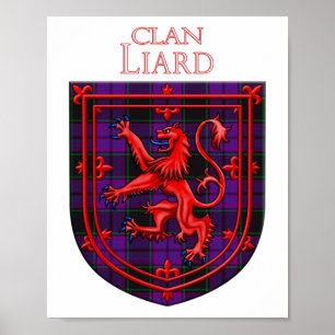 Laird Tartan Scottish Play Lejon Rampant Poster