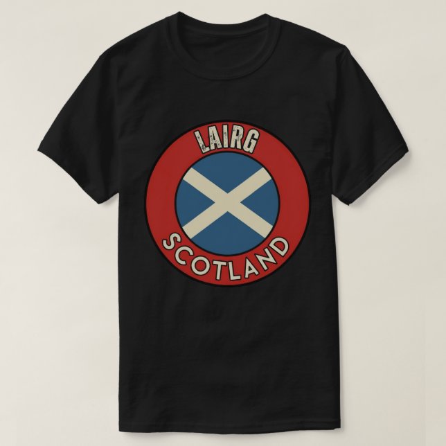 Lairg, Skottland T Shirt (Design framsida)