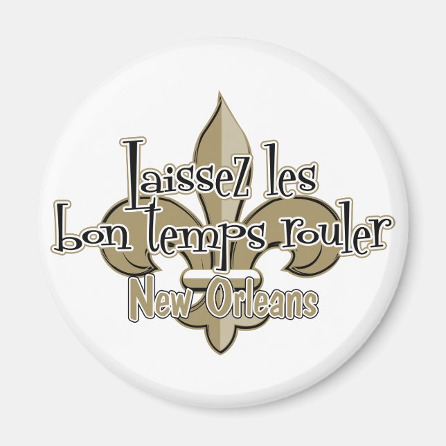 Laissez le bon temps rouler magnet (Framsidan)