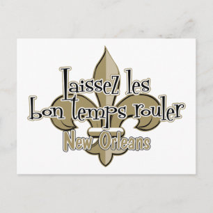 Laissez le bon temps rouler vykort