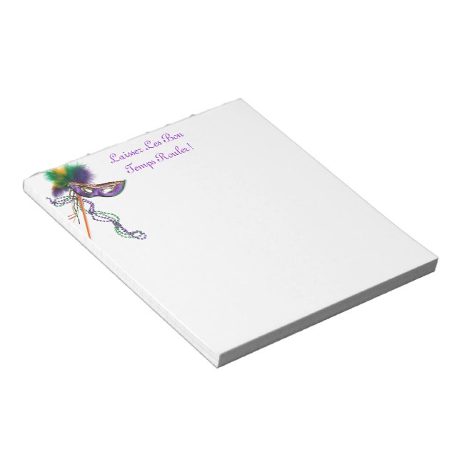 Laissez Les Bon Temps Rouler! Anteckningsblock (Vinklad)