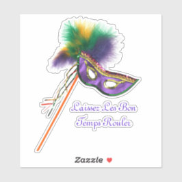 Laissez Les Bon Temps Rouler! Fäst Klistermärken