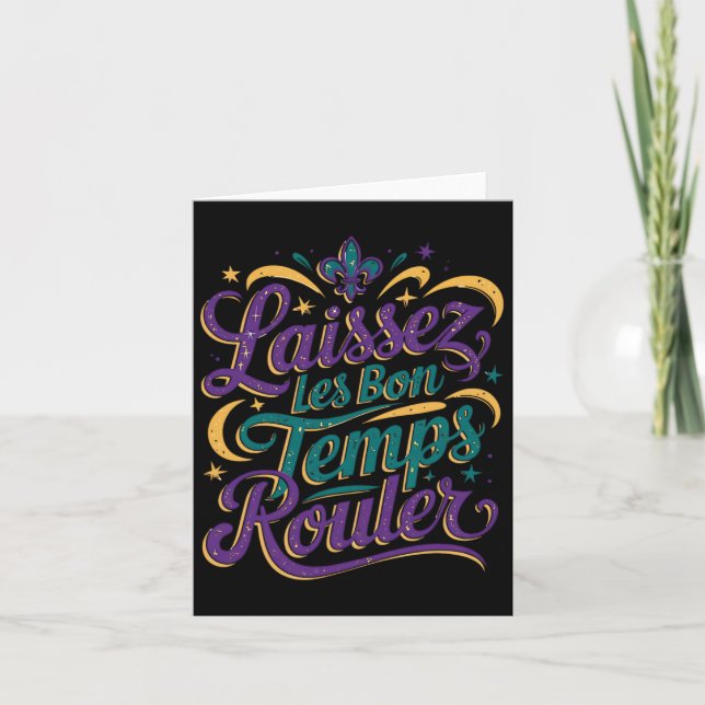 Laissez Les Bon Temps Rouler Kort (Framsida)