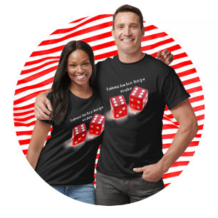 Laissez les Bon Temps Rouler Red Dice T-Shirt