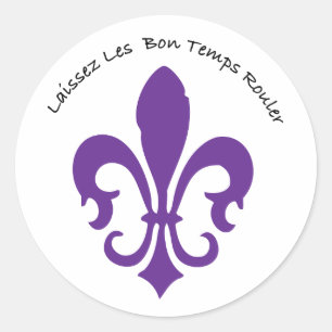 Laissez les bon temps rouler runt klistermärke