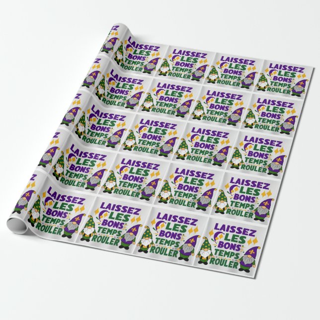 Laissez Les Bons Temps Gras festival Presentpapper (Utrullad)